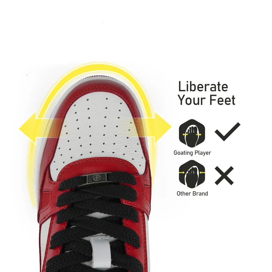 Breath Ease Ask Echo X Goating Player P101 Spikeless  Golf Shoes / Red