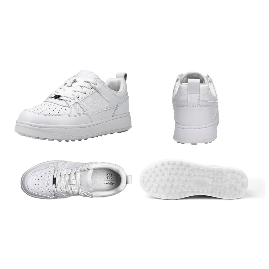 Ask Echo X Goating Player P101 Spikeless Golf Shoes / White Practice Field