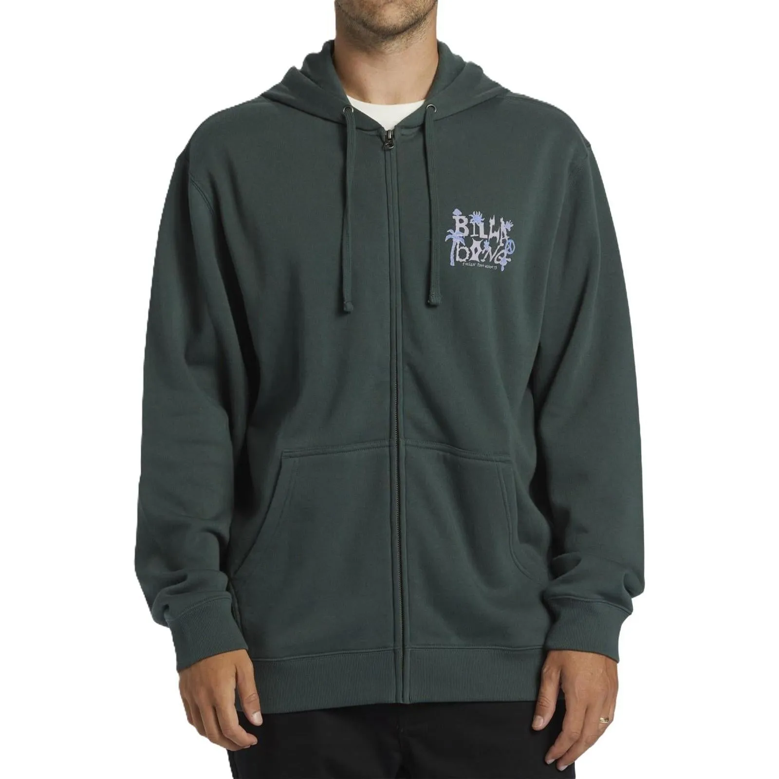 Billabong Mens Short Sands Zip Up Hoodie product linen breathability