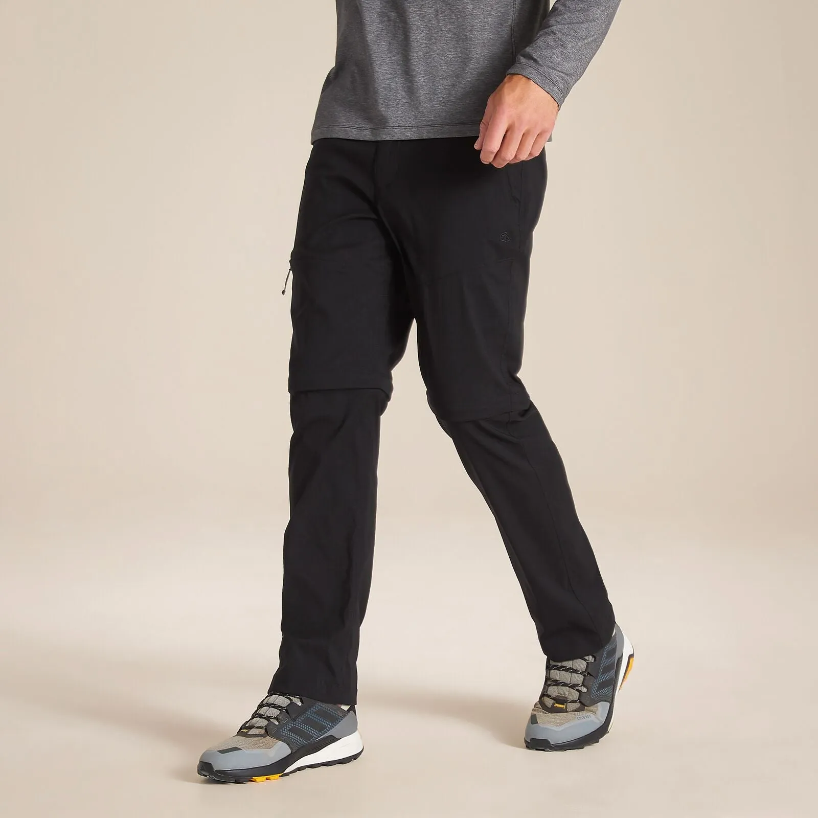 Craghoppers Mens Kiwi Pro II Convertible Walking Trousers FadeResistantTreatment Stretch Movement