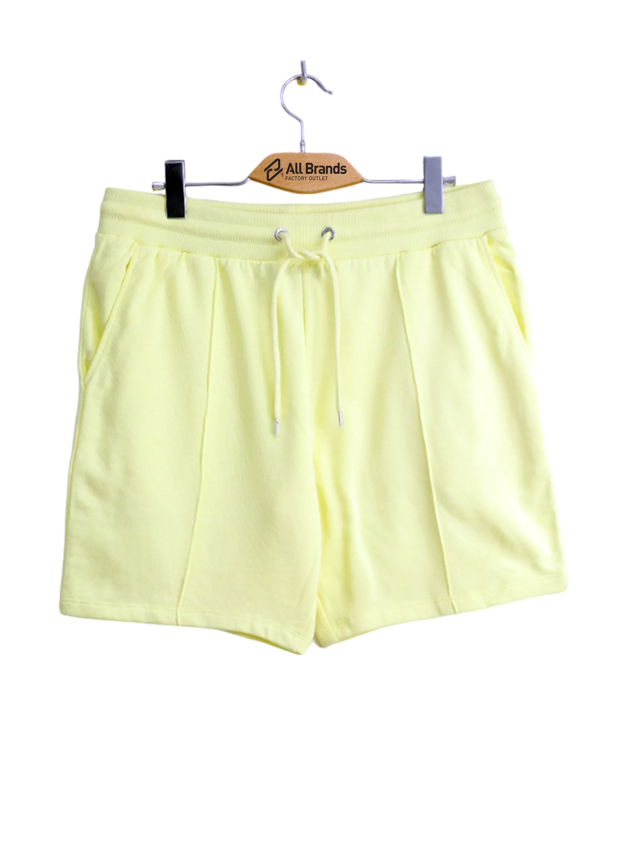 fishing attire Men's Plain Solid Short,Yellow