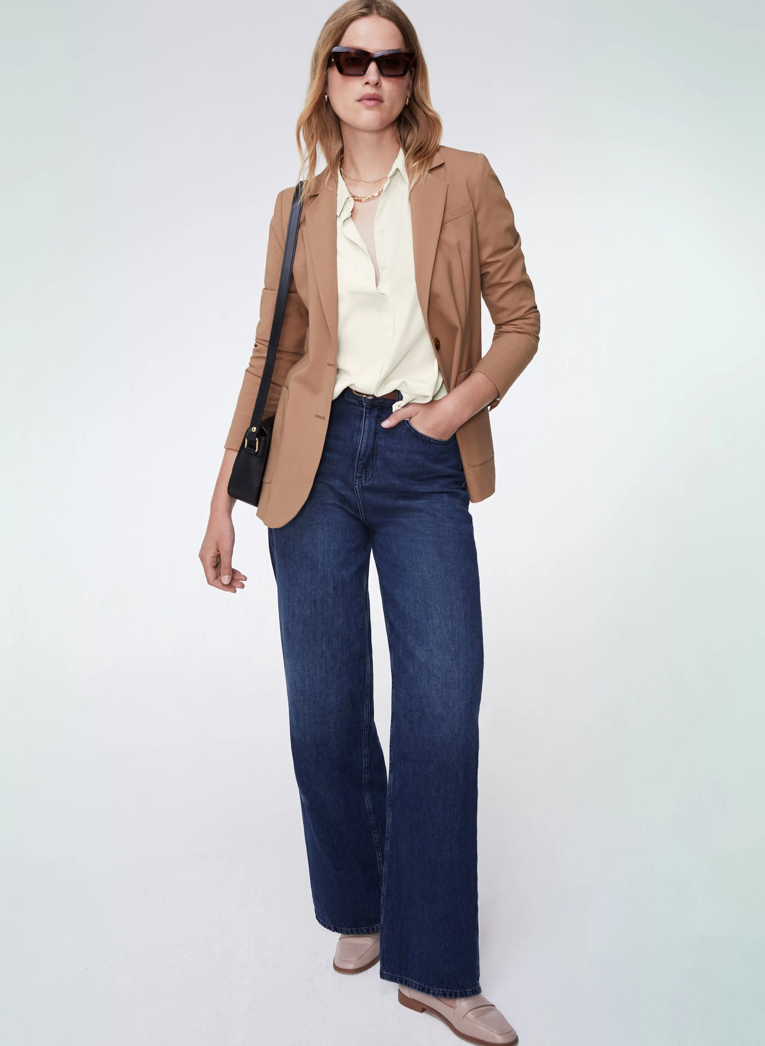 Baukjen?Organic Wide Leg jeans Sporty Look