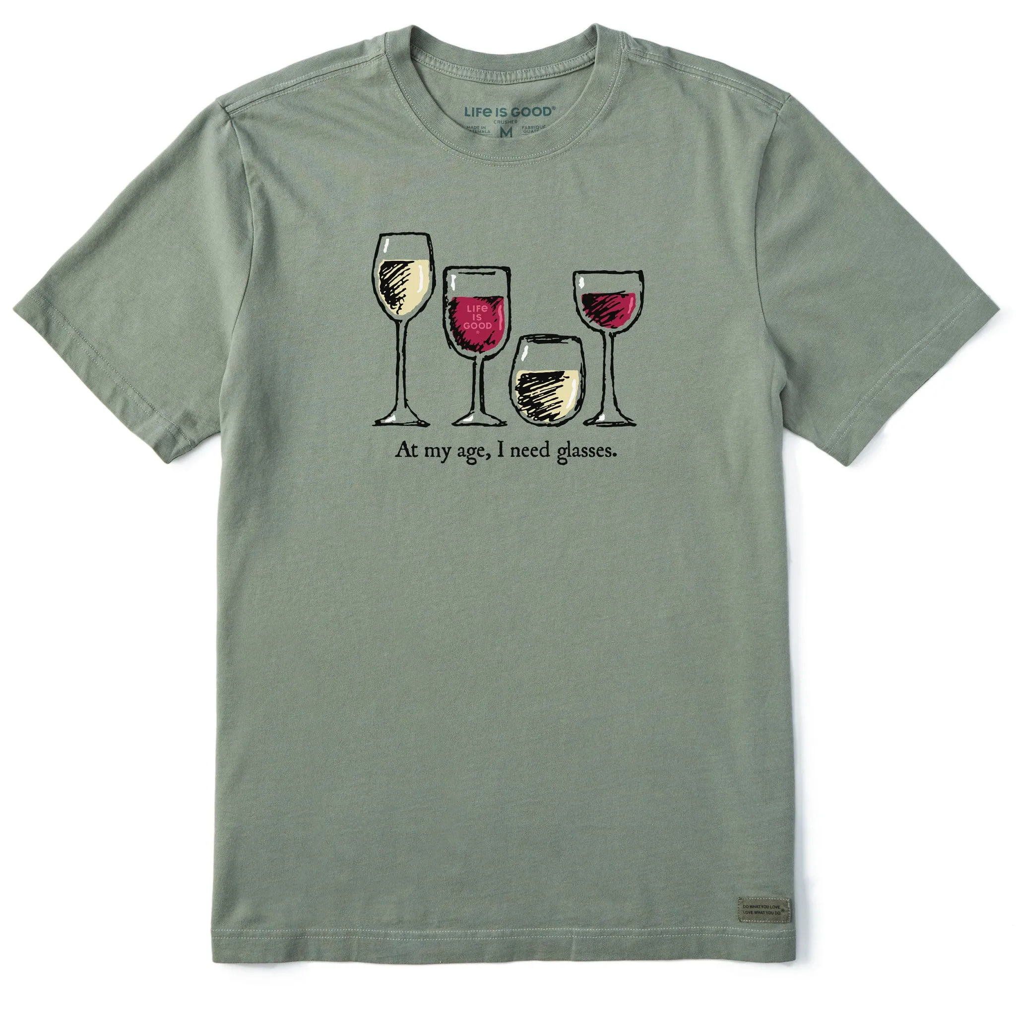 Simple yet stylish Perfect Style Men's I Need Wine Glasses Short Sleeve Tee