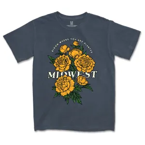 Bloom Where You Are Planted Midwest Tee Light Fit Wrinkle-Free