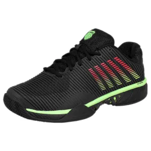 Torsional Rigidity Frame K-Swiss Men's Hypercourt Express 2 - 2E Width - Black/Soft Neon Green