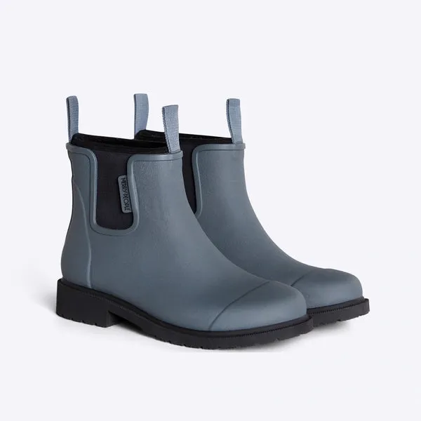 Bobbi Rain Boot in Slate Gray from Merry People Narrow Fit Anti Fatigue Technology