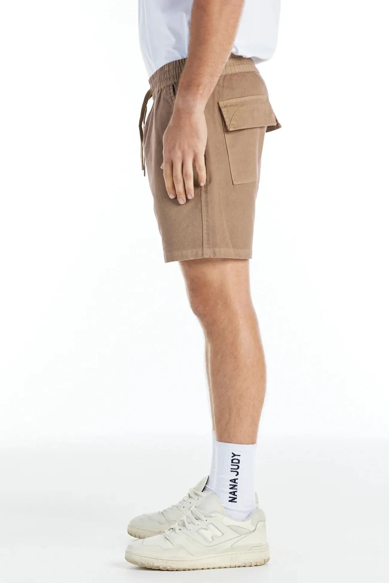 Villa Short Taupe stain resistant coating Casual Clothing