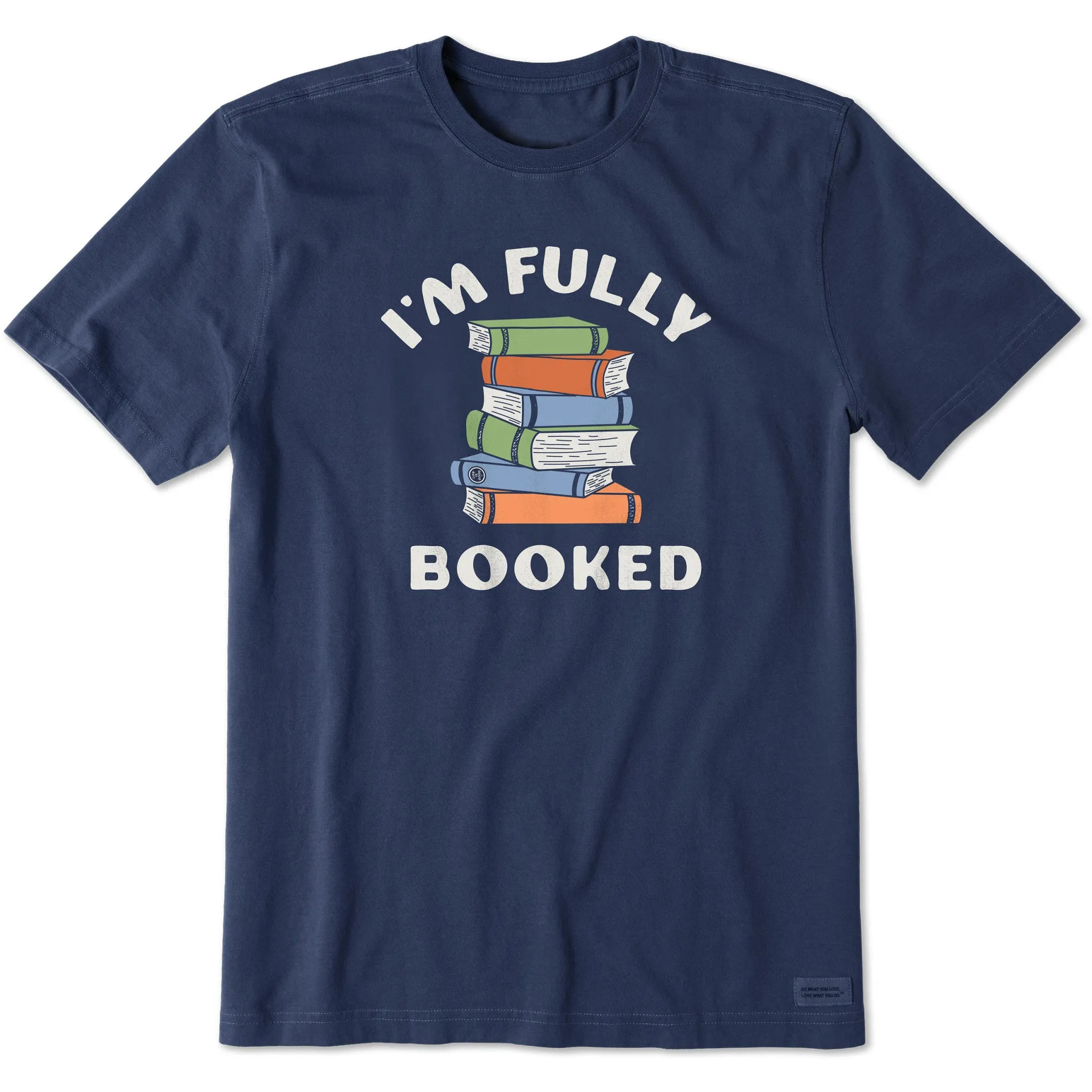 Anti Pilling Fabric Sustainable Fibers Men's I'm Fully Booked Short Sleeve Tee