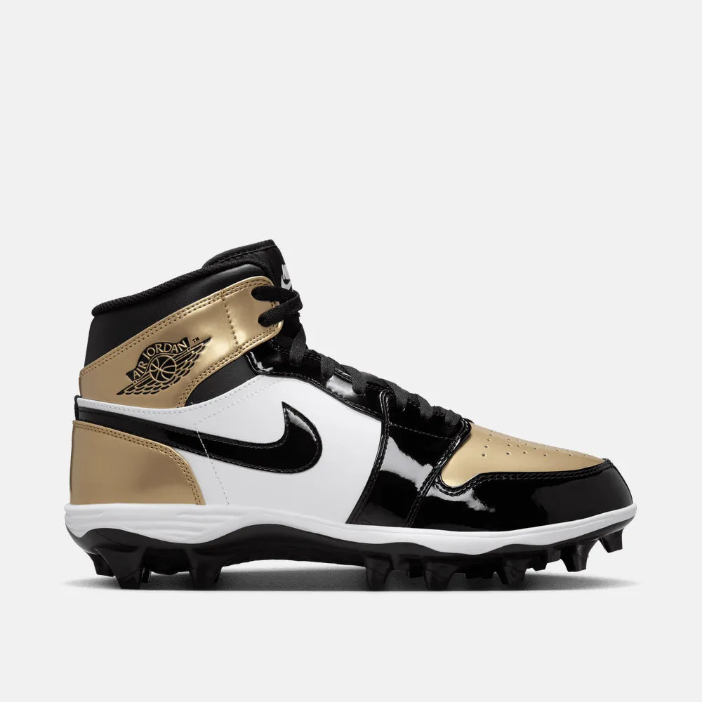 Reinforced Heel Cup Men's Jordan 1 Mid TD Football Cleats