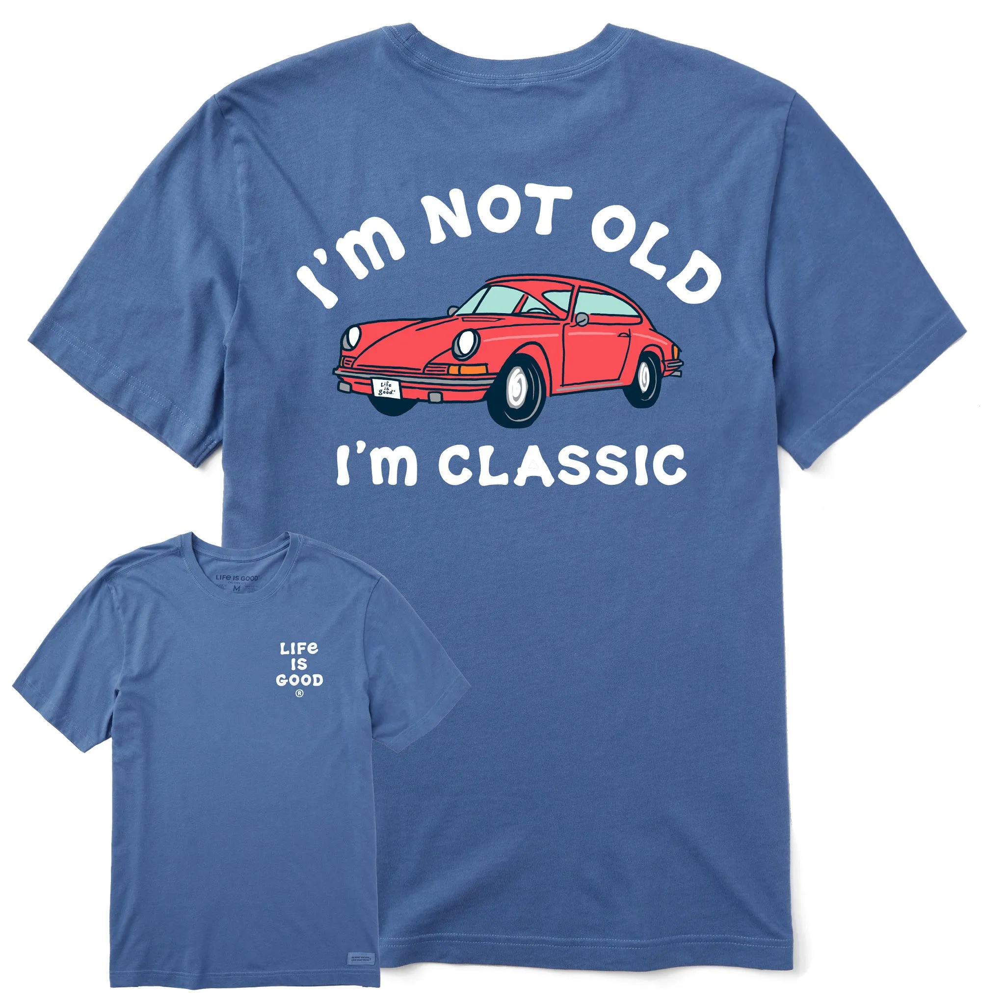 Travel Ready Men's I"m Classic German Sports Car Short Sleeve Tee