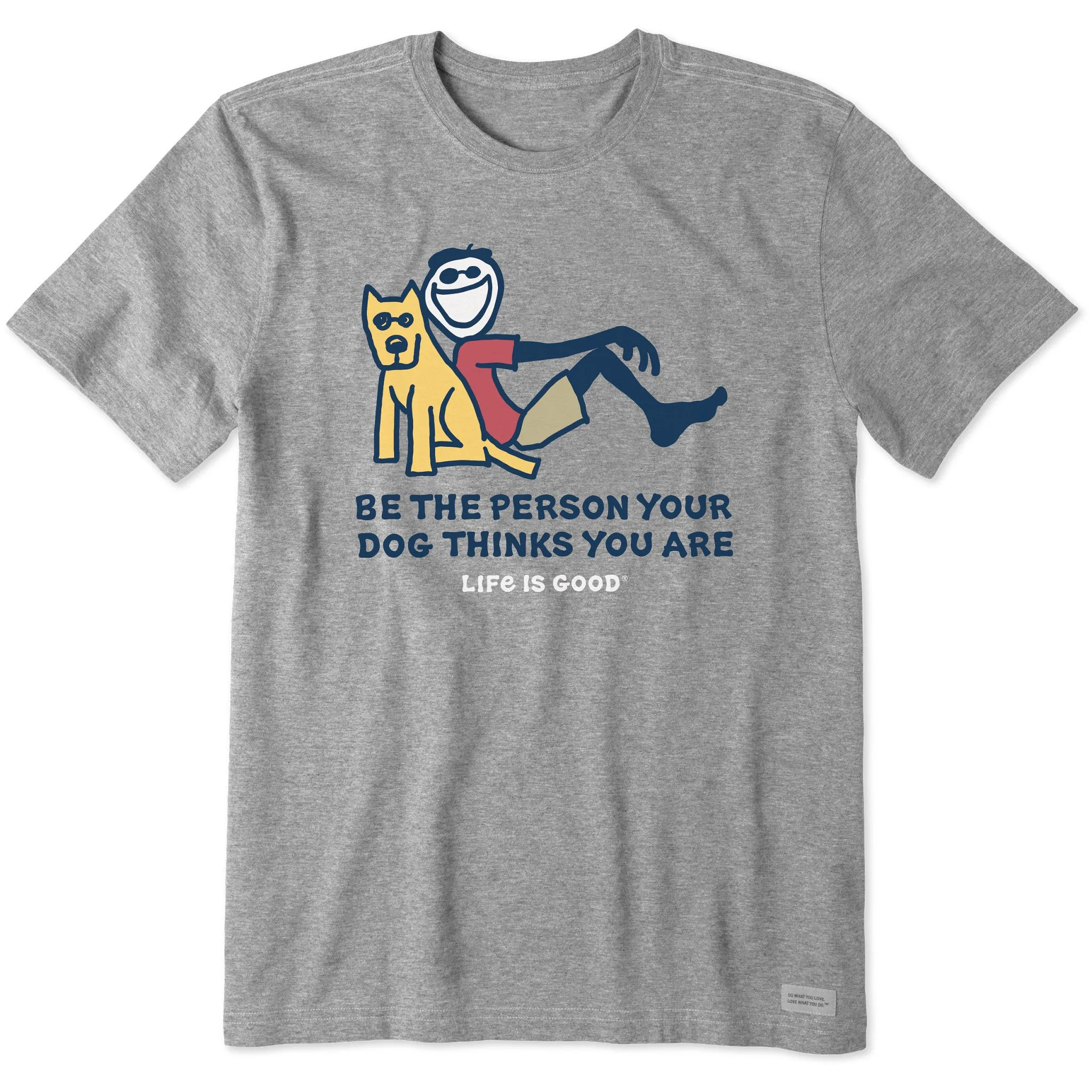 Low carbon footprint Men's Jake and Rocket Be The Person Short Sleeve Tee