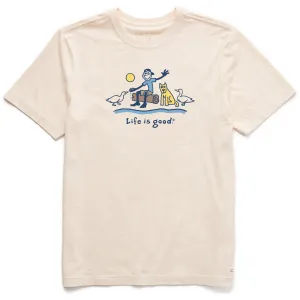StretchReinforcedArmholes Men's Jake and Rocket Ducks Short Sleeve Crusher Tee