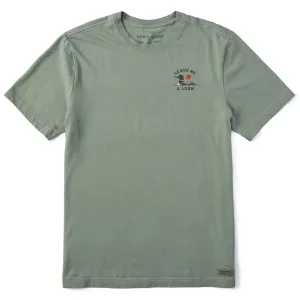 Men's Leave Me a Loon Short Sleeve Tee Light and Fresh