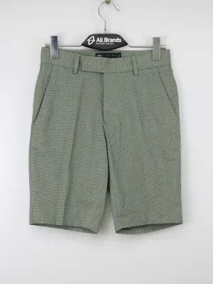 Comfort Layer Wear Men's Plaid Short,Green