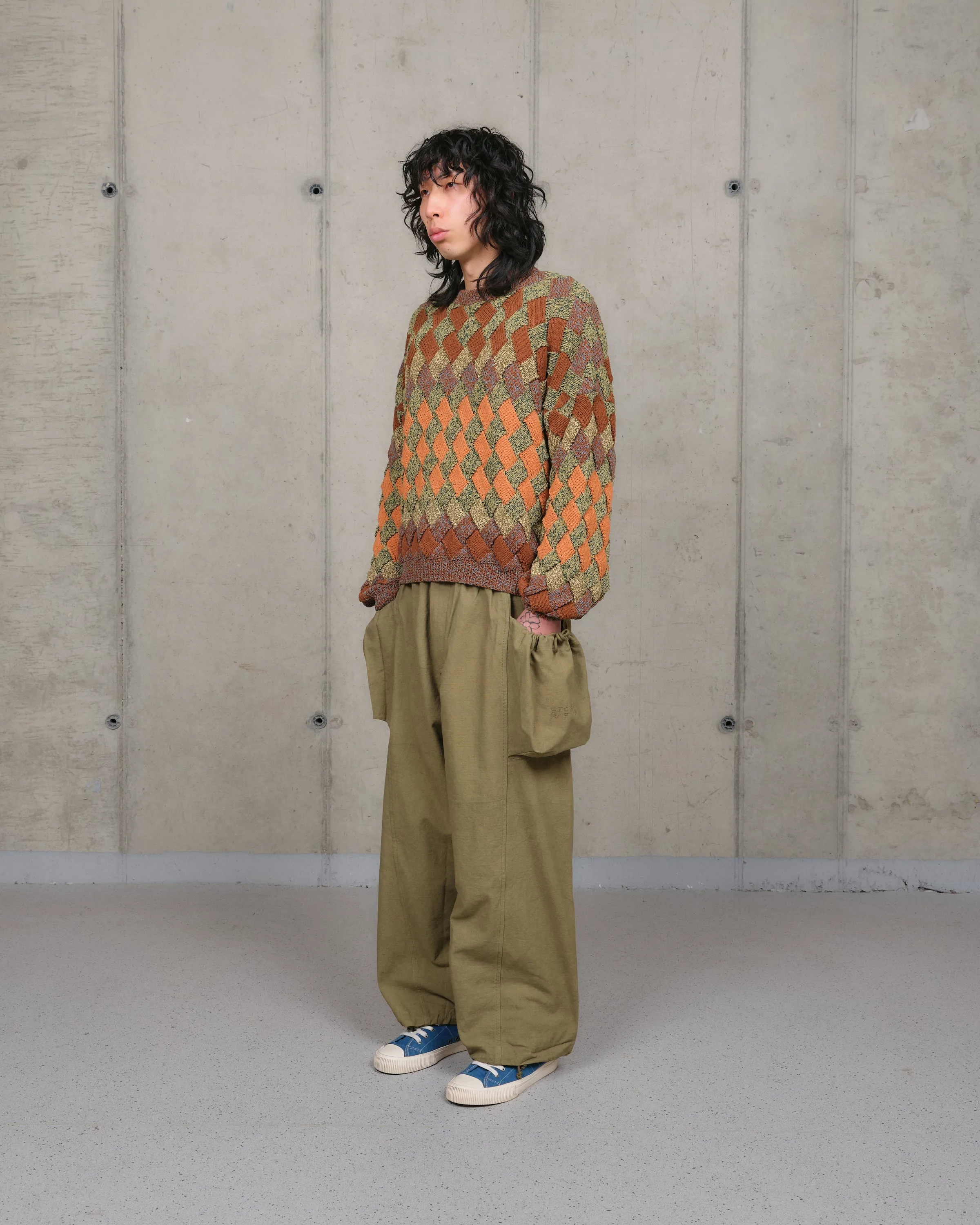 Weaver Knit Jumper - Ember Bamboo Fiber Composition