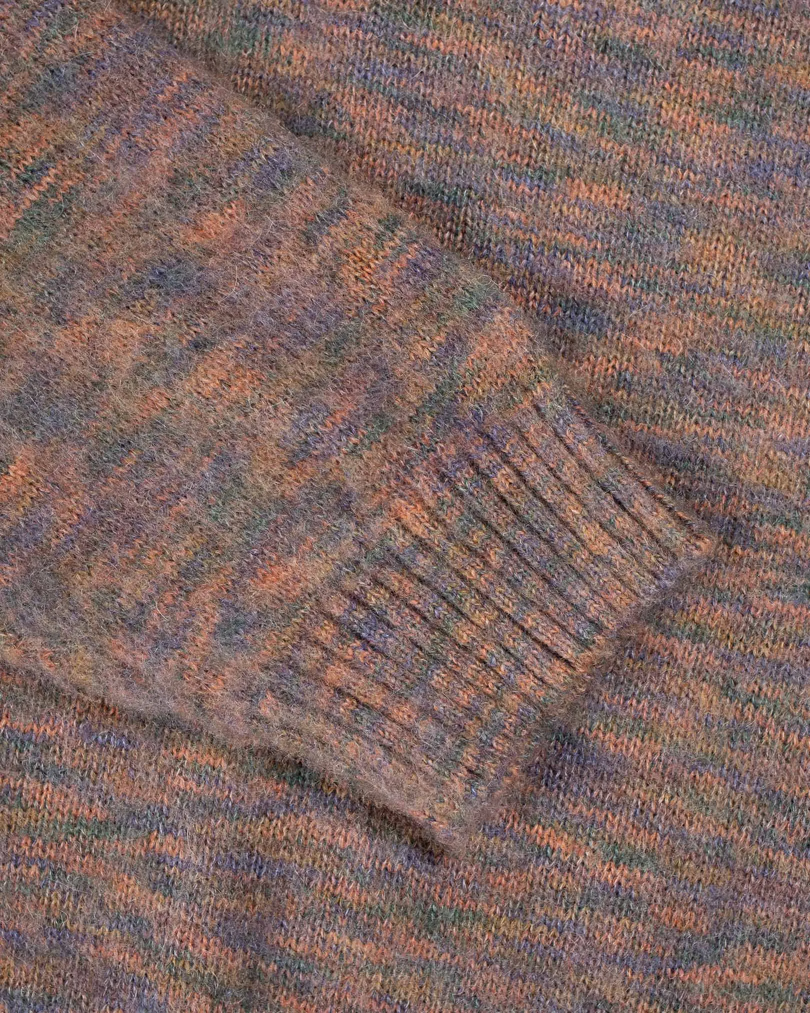Rainbow Mohair Sweater MoistureControl Fabric Airy Feel