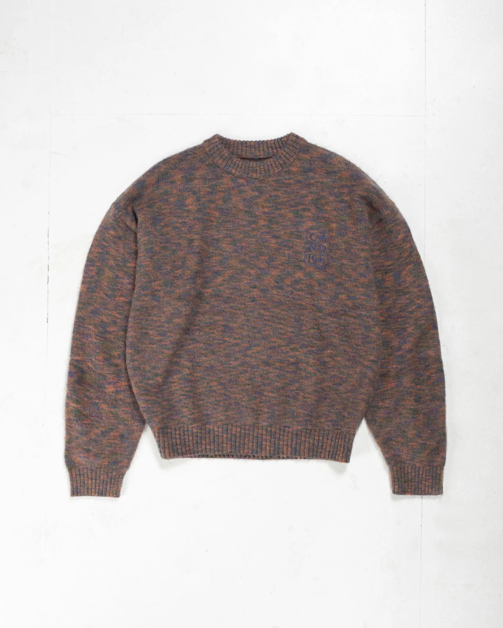 Rainbow Mohair Sweater Texture Detail