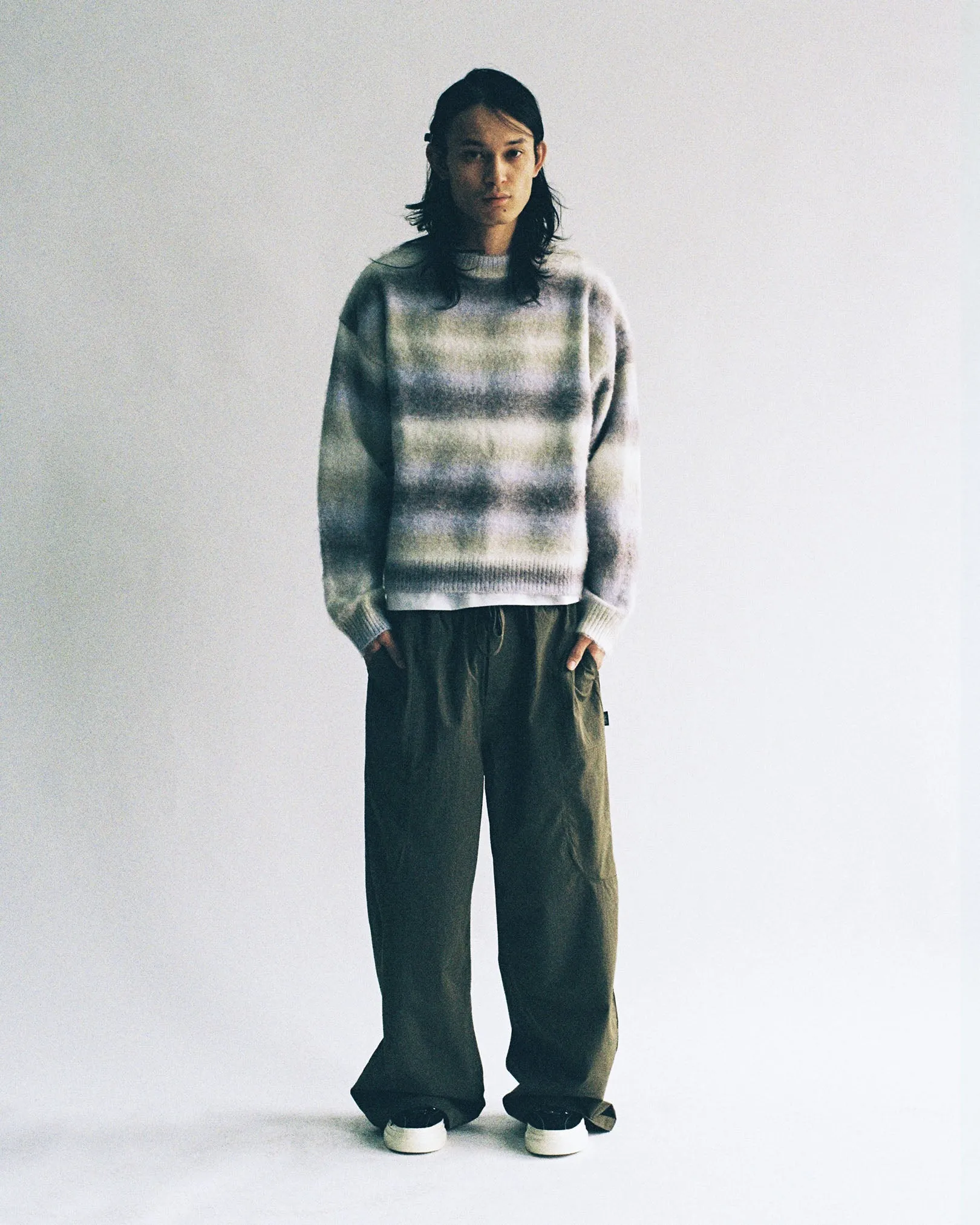 Airflow channels Cold Day Breeze Mohair Knit Sweater