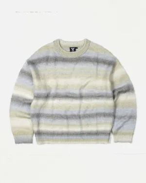 DoubleLayered Hem Breeze Mohair Knit Sweater