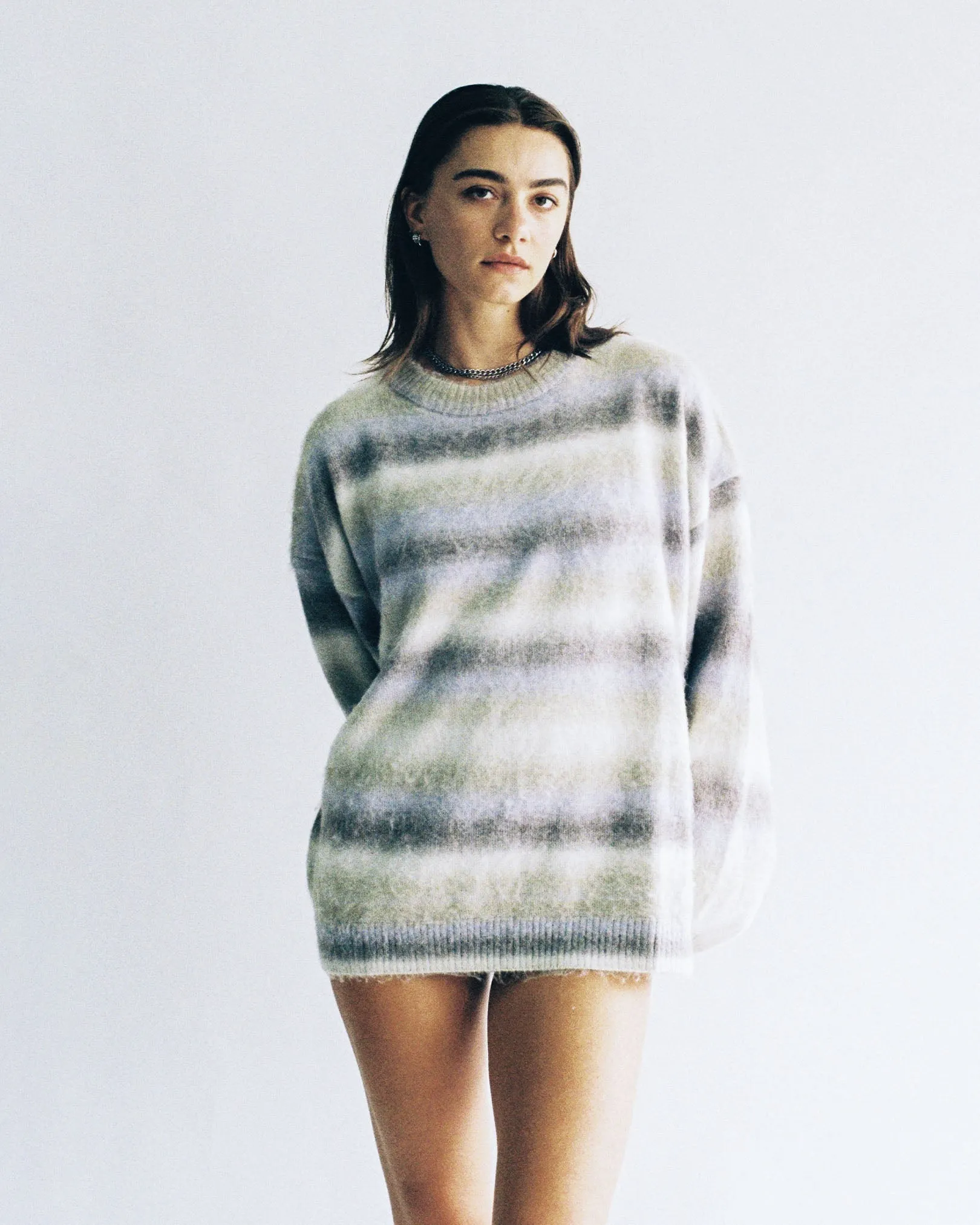 Breeze Mohair Knit Sweater Cold Day