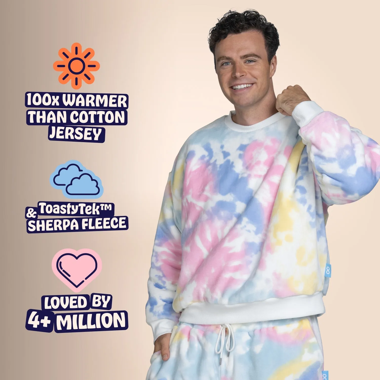 Bright Tie-Dye Muted Look