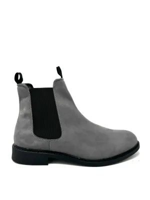 Flexible Frame Remote Hiking Bruce Chelsea Boot in Grey Suede from Novacas