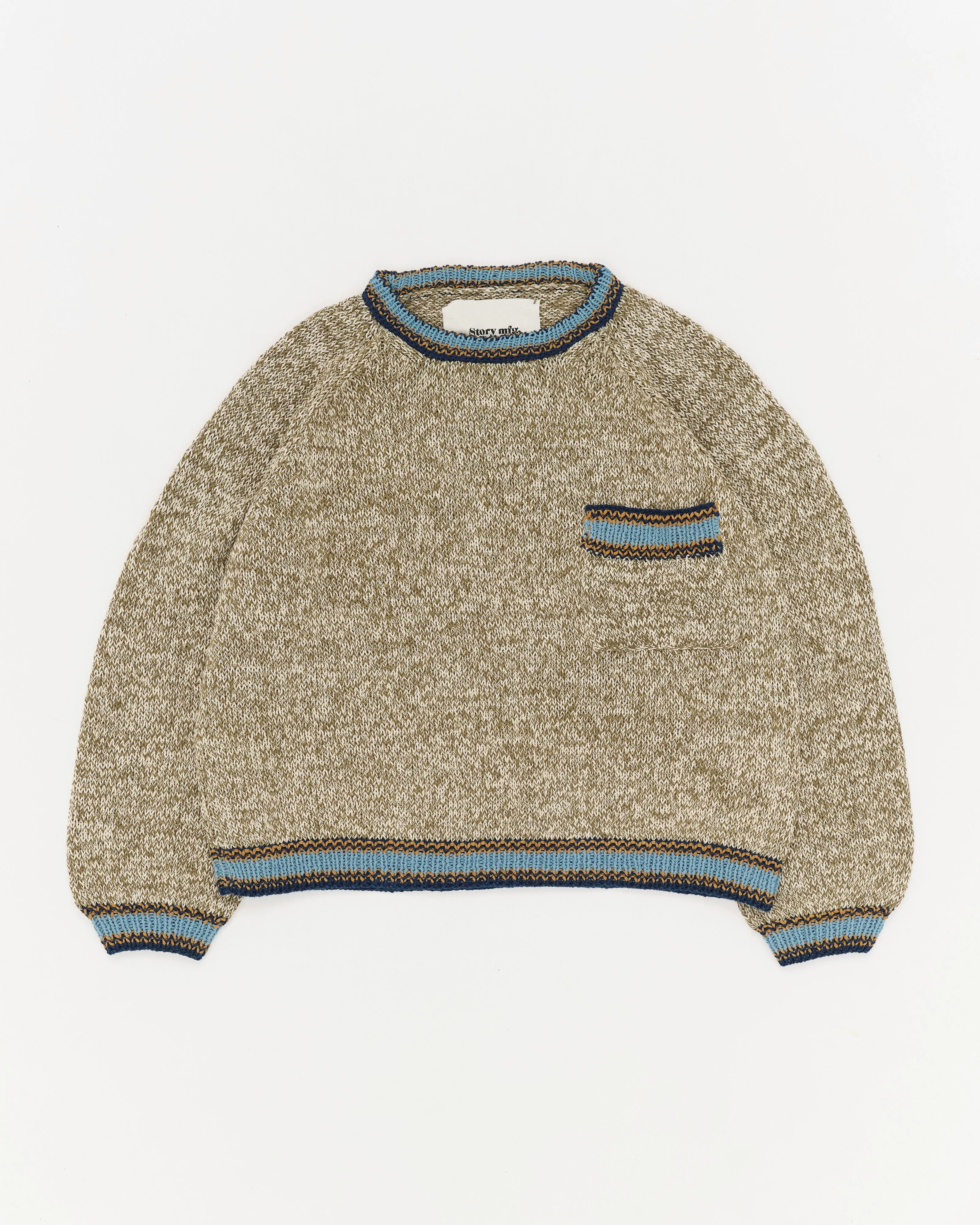 Cozy Mood Bulb Knit Jumper - Twisted Olive