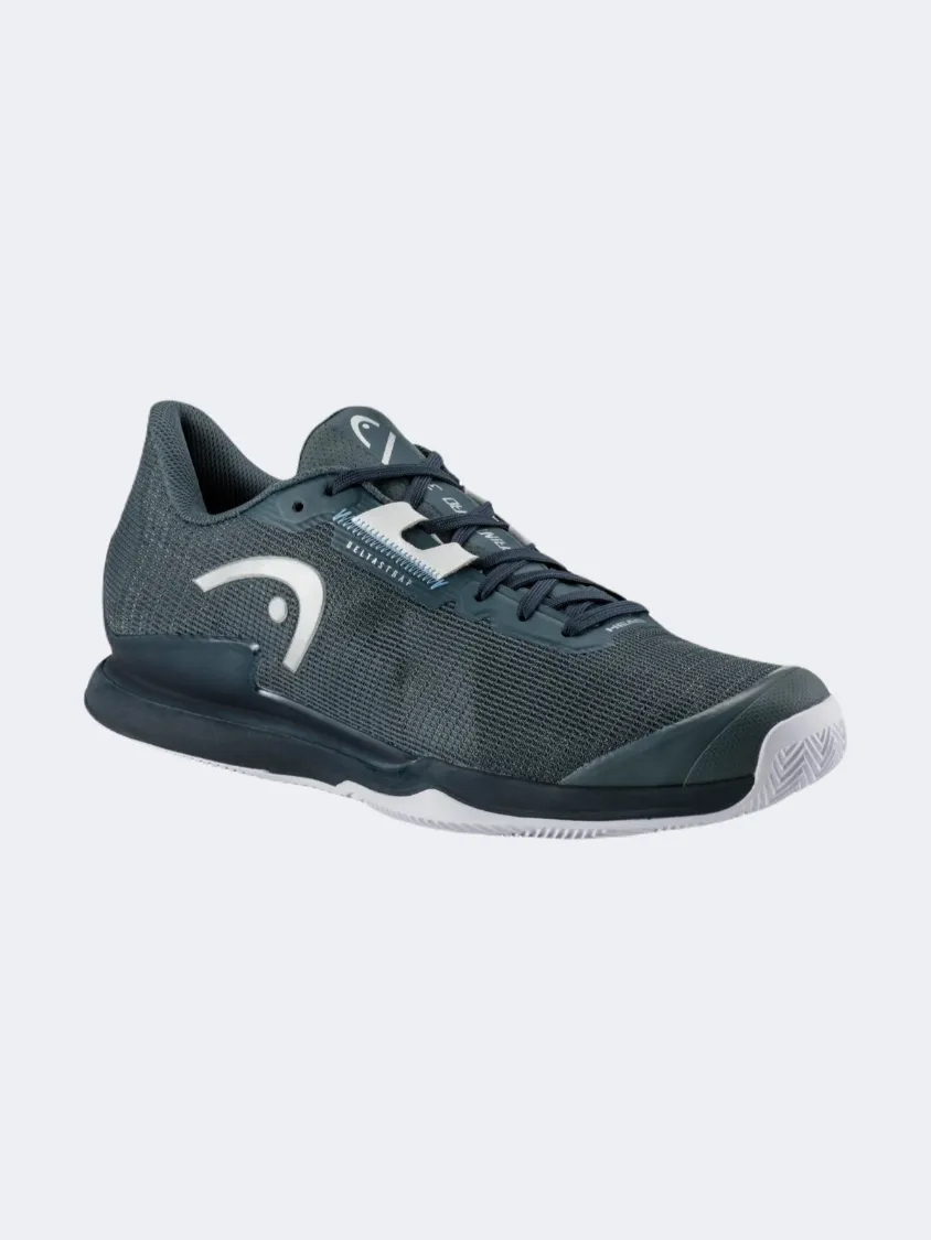 Head Sprint Pro Clay Men Tennis Shoes Dark Grey/White Couple Pair Street Mood