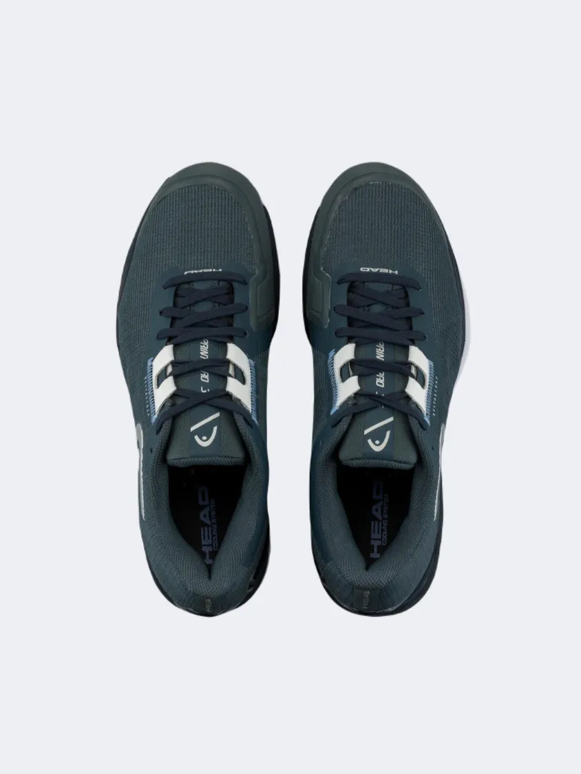 Head Sprint Pro Clay Men Tennis Shoes Dark Grey/White Stable Core