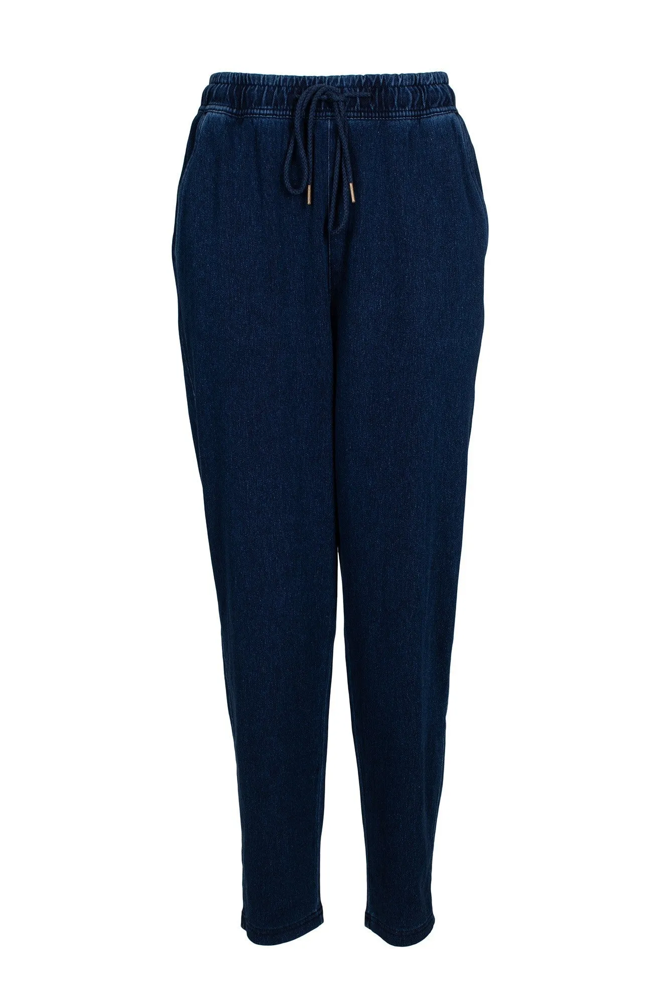 Simple Comfort Spring Mood Smooth Work Meeting Capri Jeans | DARK INDIGO | 6915C1