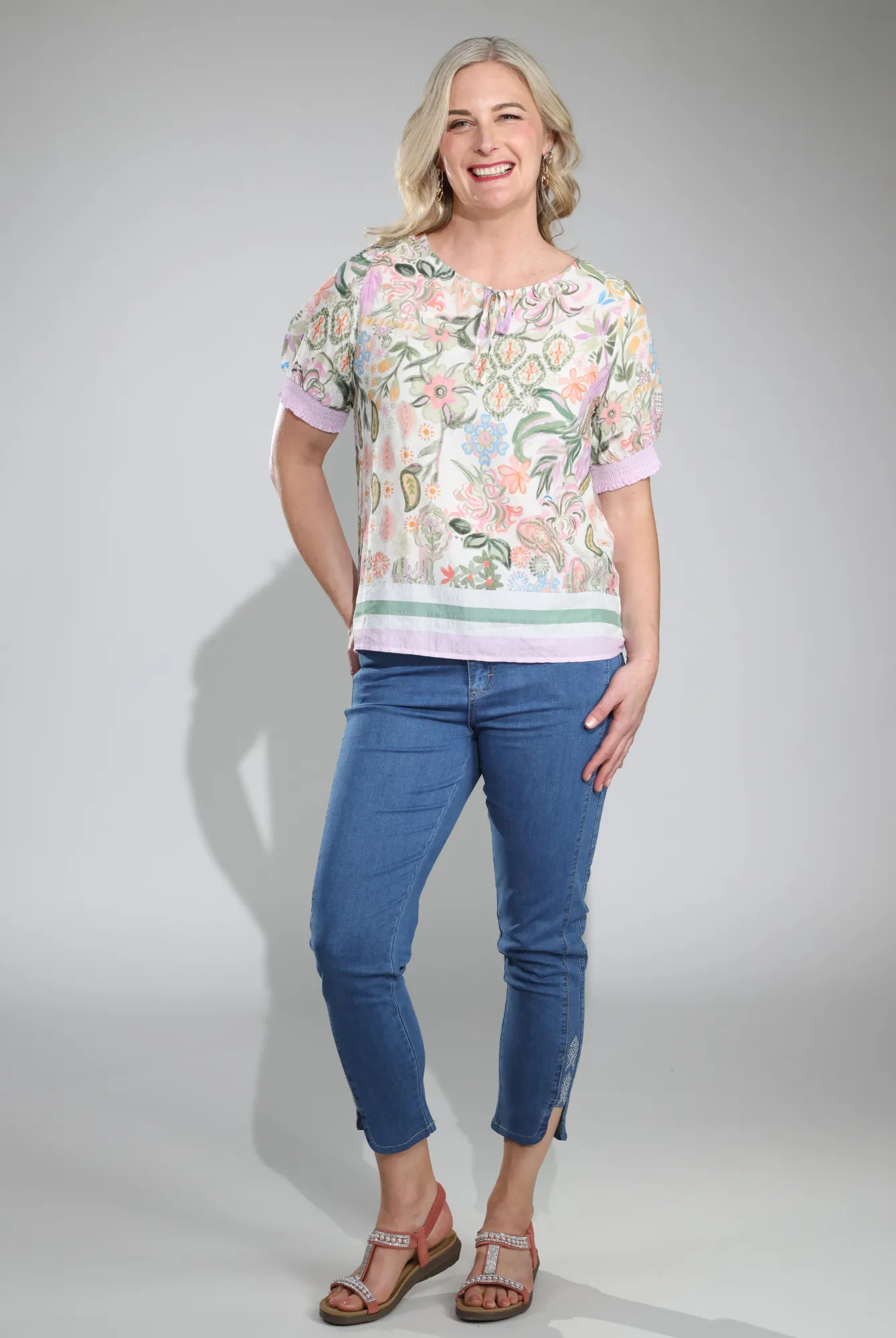 Parent Style Evening Stroll Festival Outfit Always Stylish Capri Jeans | DARK INDIGO | 6983C1