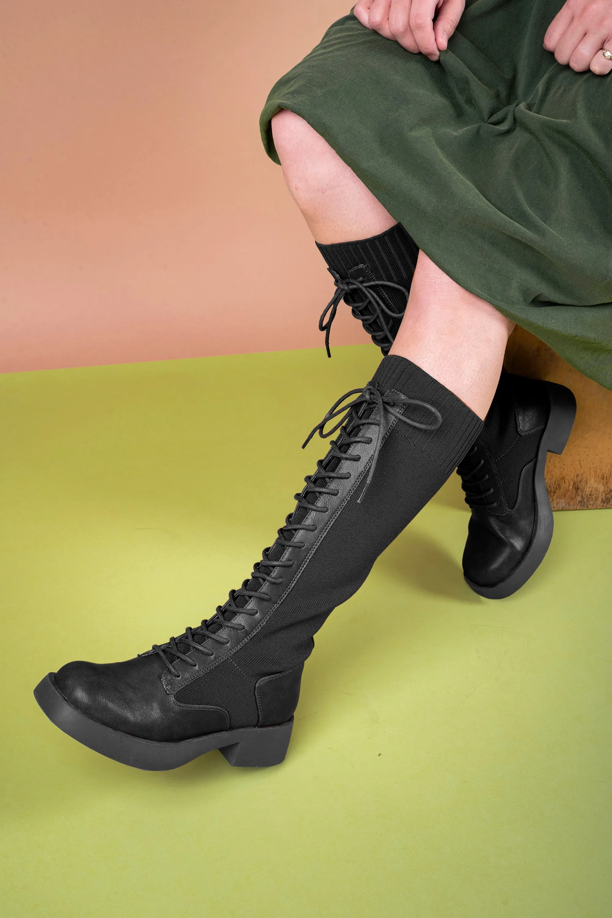 Carmen Boot in Black from BC Footwear Grippy Outsole Daily Walks Heavy Weather