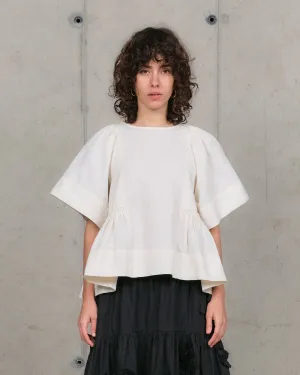 Cool and casual Timeless Top Ramson Top - Ecru Handloom