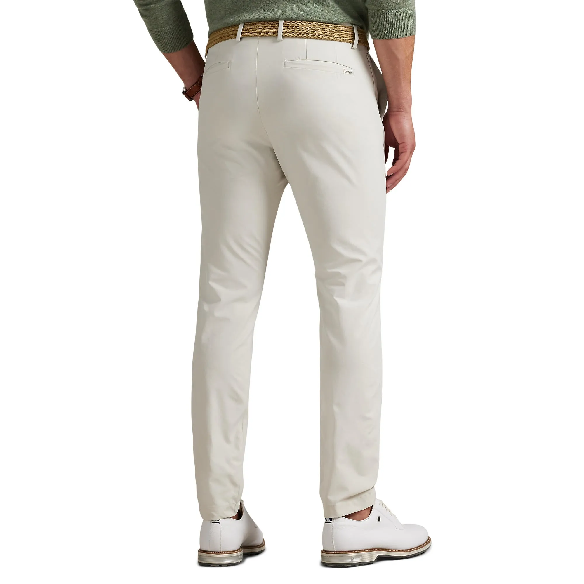 No Ride Fit RLX Ralph Lauren Athletic Lightweight Stretch Cypress Golf Pants - Stone Pebble