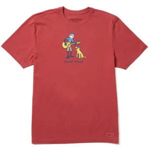 Indoor Event Men's Jake Jammin' Short Sleeve Crusher Tee