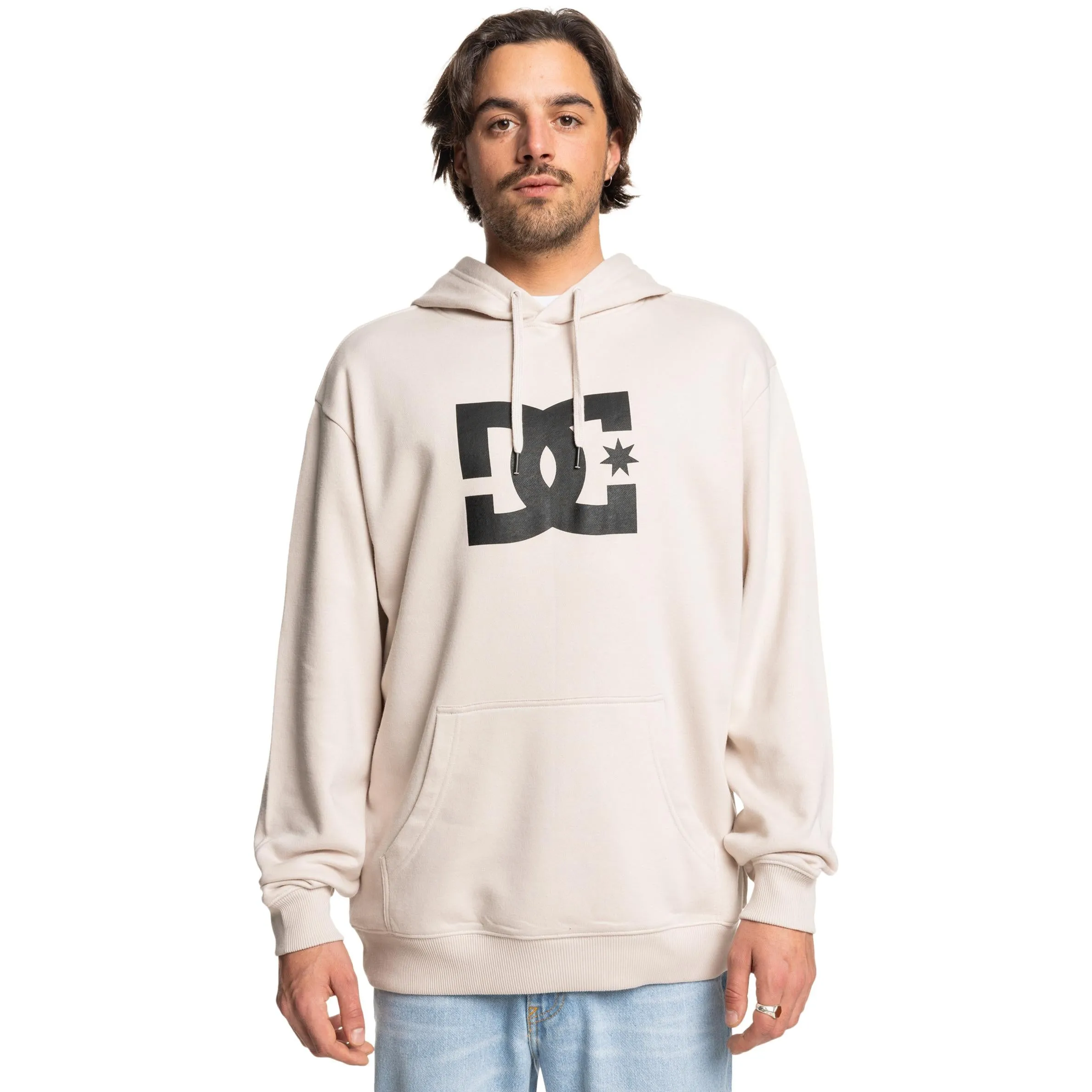 DC Shoes Mens Star Pullover Hooded Sweatshirt Hoodie Home Wear