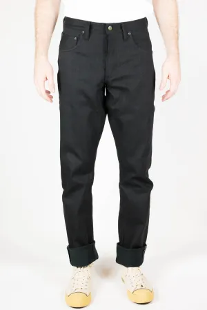 Night Out Neutral Textured Atlas 13 oz  Black Maria stretch Nihon Menpu Japanese denim