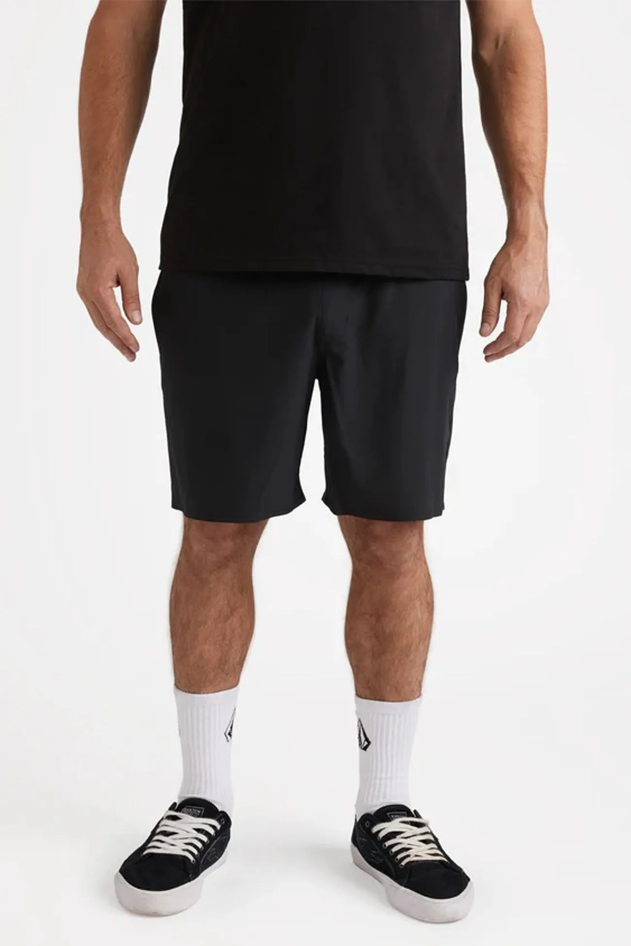 Sparklestone Elastic Waist Short Antique Black Comfort Movement