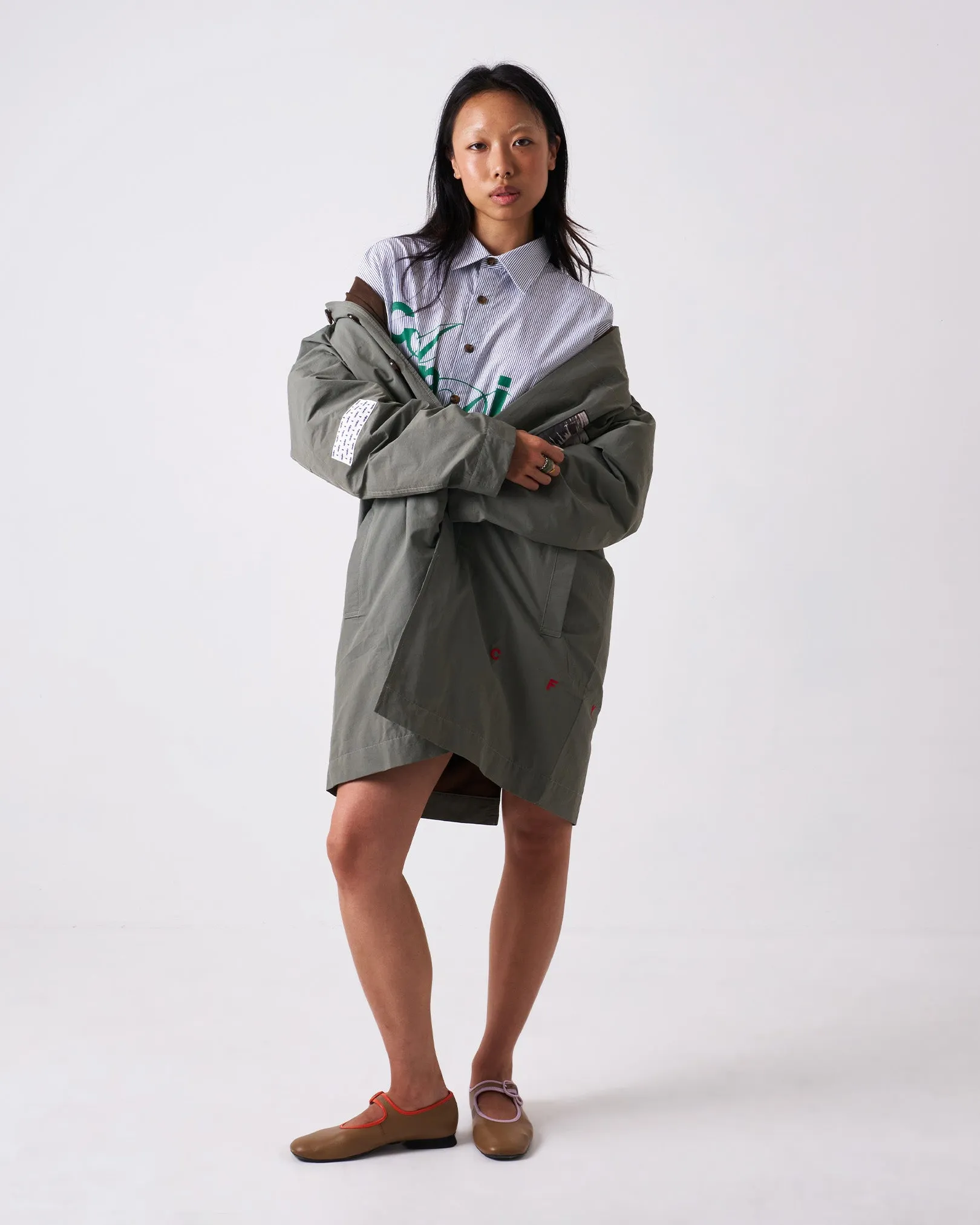 Weekend Ready Clarke Patch Mac Coat