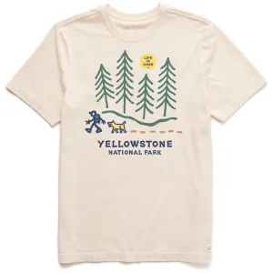 Men's Jake Yellowstone Hike Short Sleeve Crusher Tee Simple Comfort