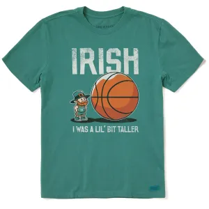 Minimal Comfort Style Seasonal top Men's Irish I Was a Lil Bit Taller Short Sleeve Crusher Tee