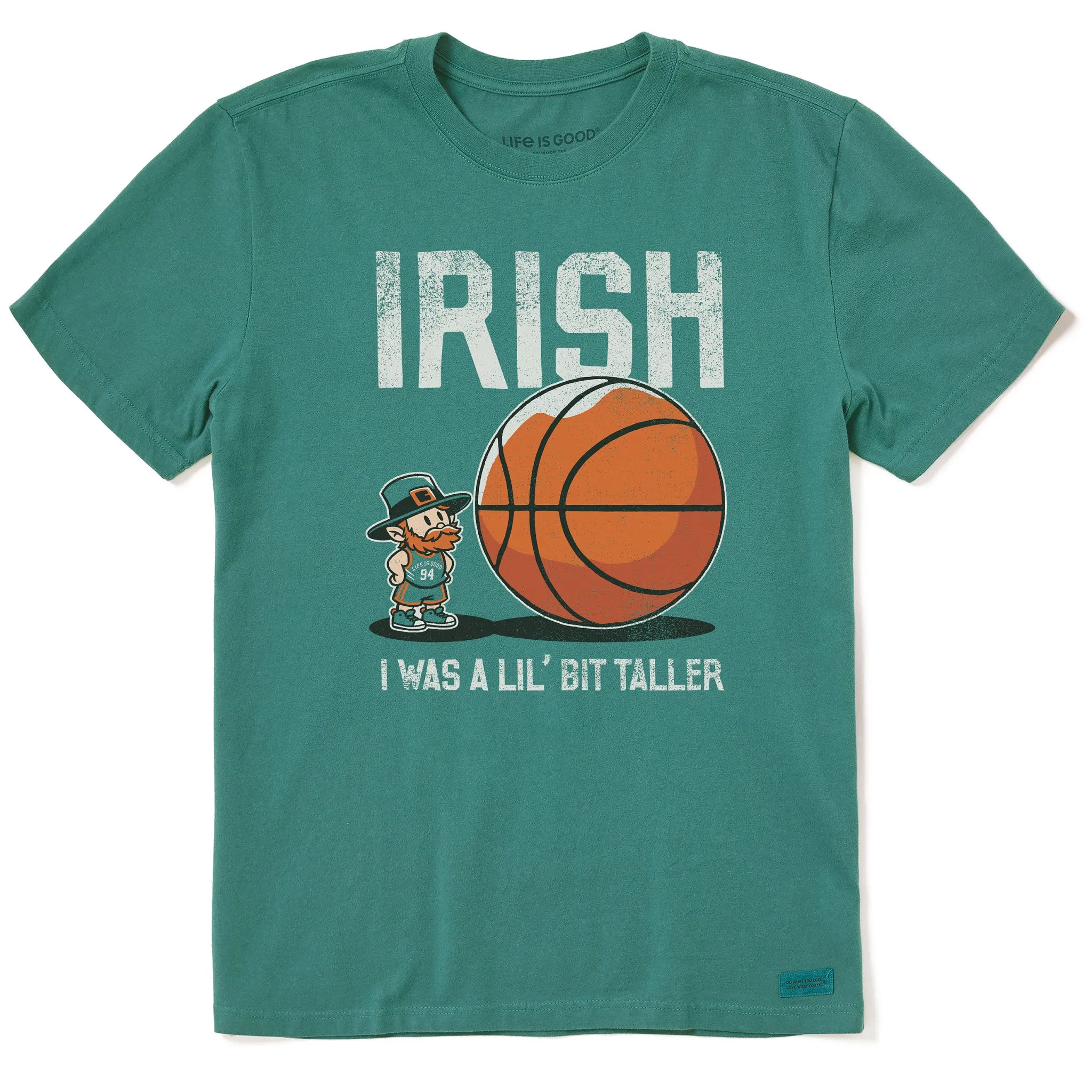 Men's Irish I Was a Lil Bit Taller Short Sleeve Crusher Tee short sleeved Casual Comfort