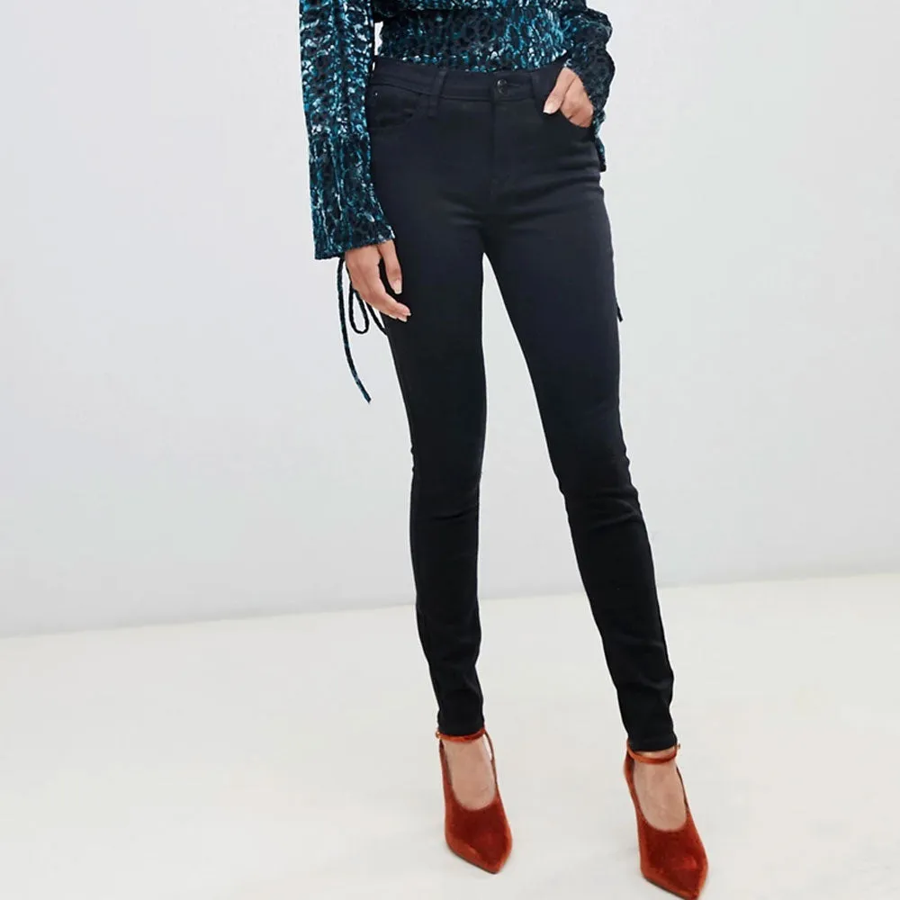 Women's Skinny Jeans,Black Comfortable Outfit