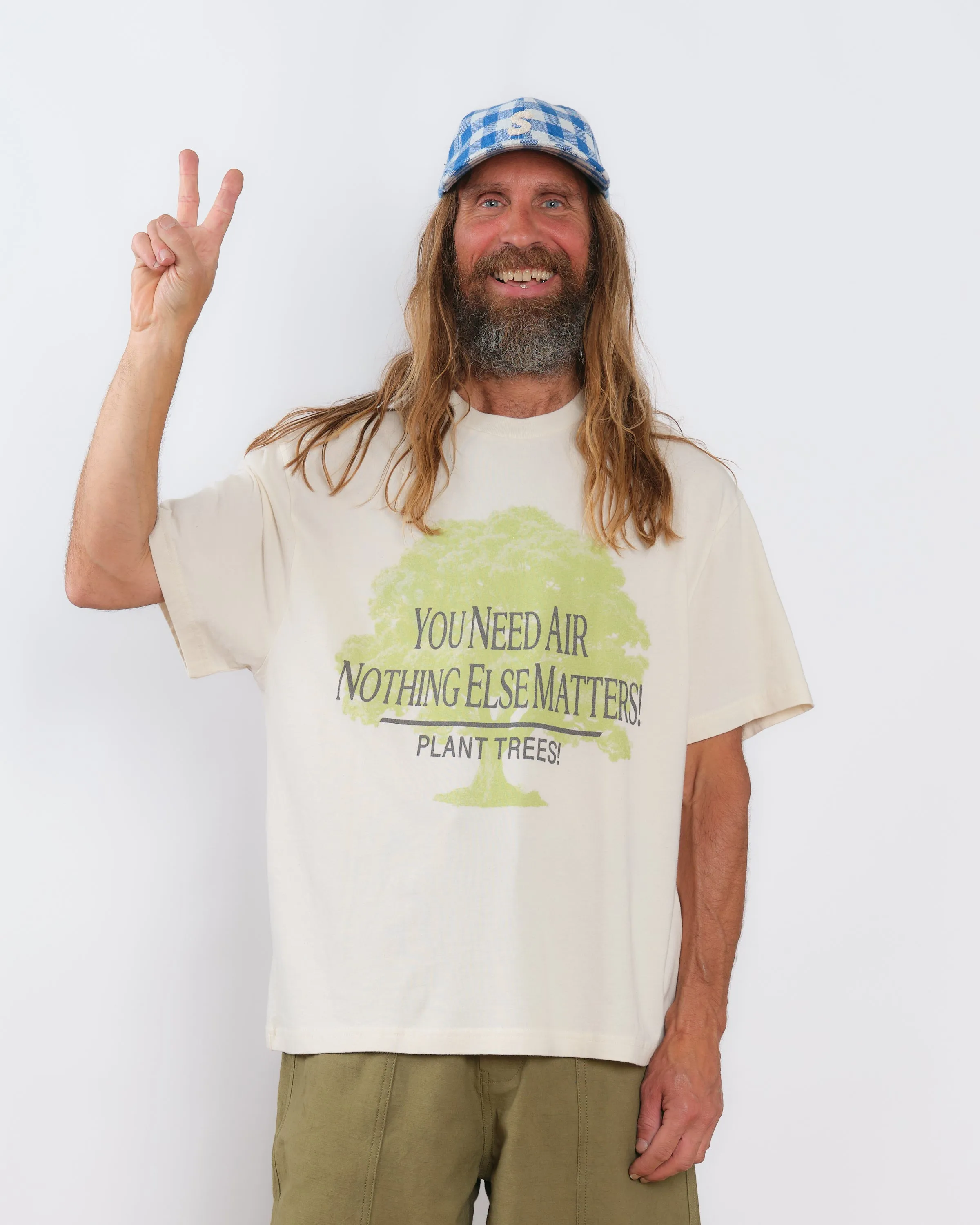 Grateful Tee SS - Ecru Plant Trees Top Rated