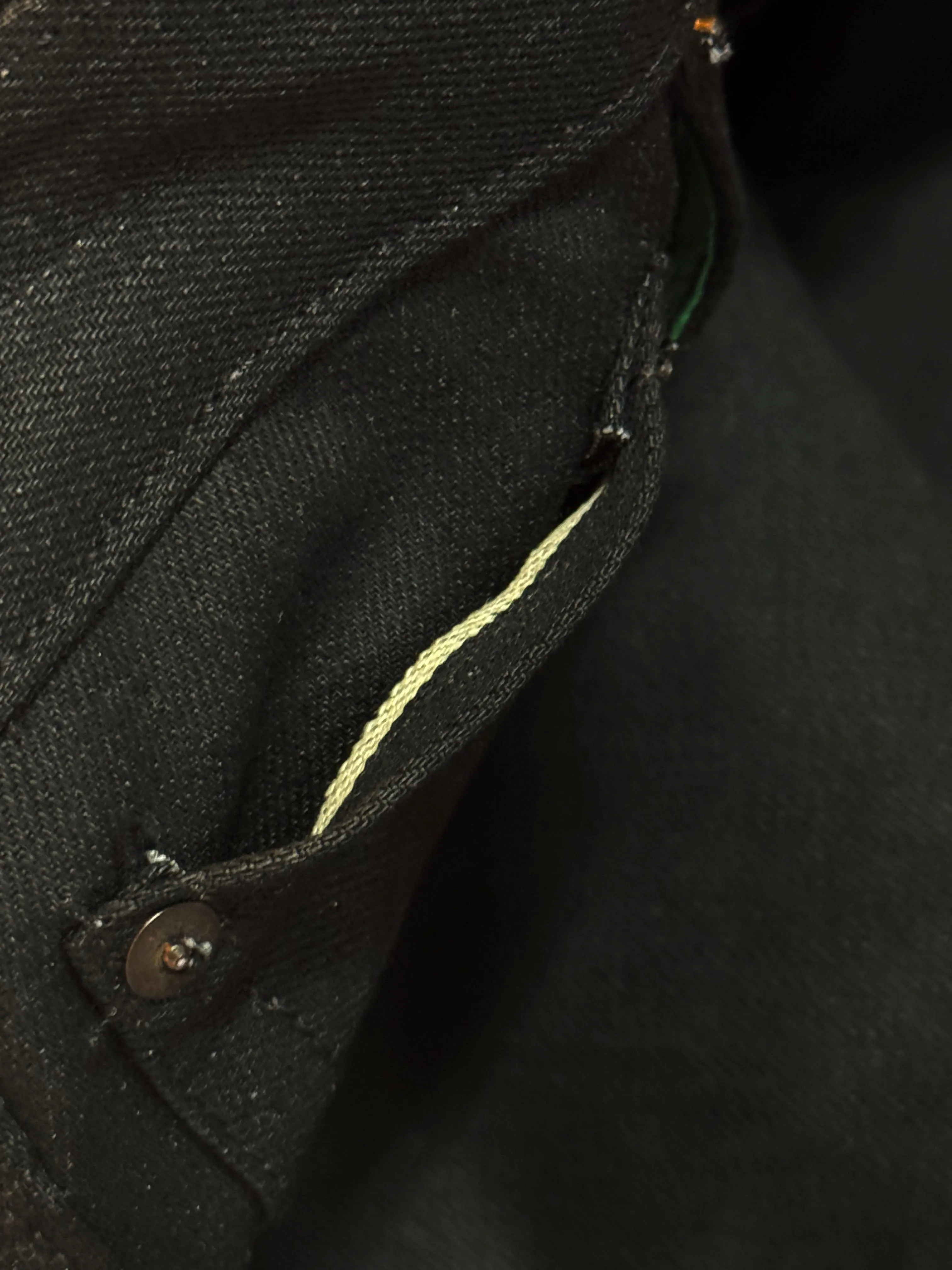 Pre Order: Smokestacks Black Maria Japanese 13.5 oz selvedge Sulphur Denim Wide Leg (2 weeks) Parent Style Trend Setter