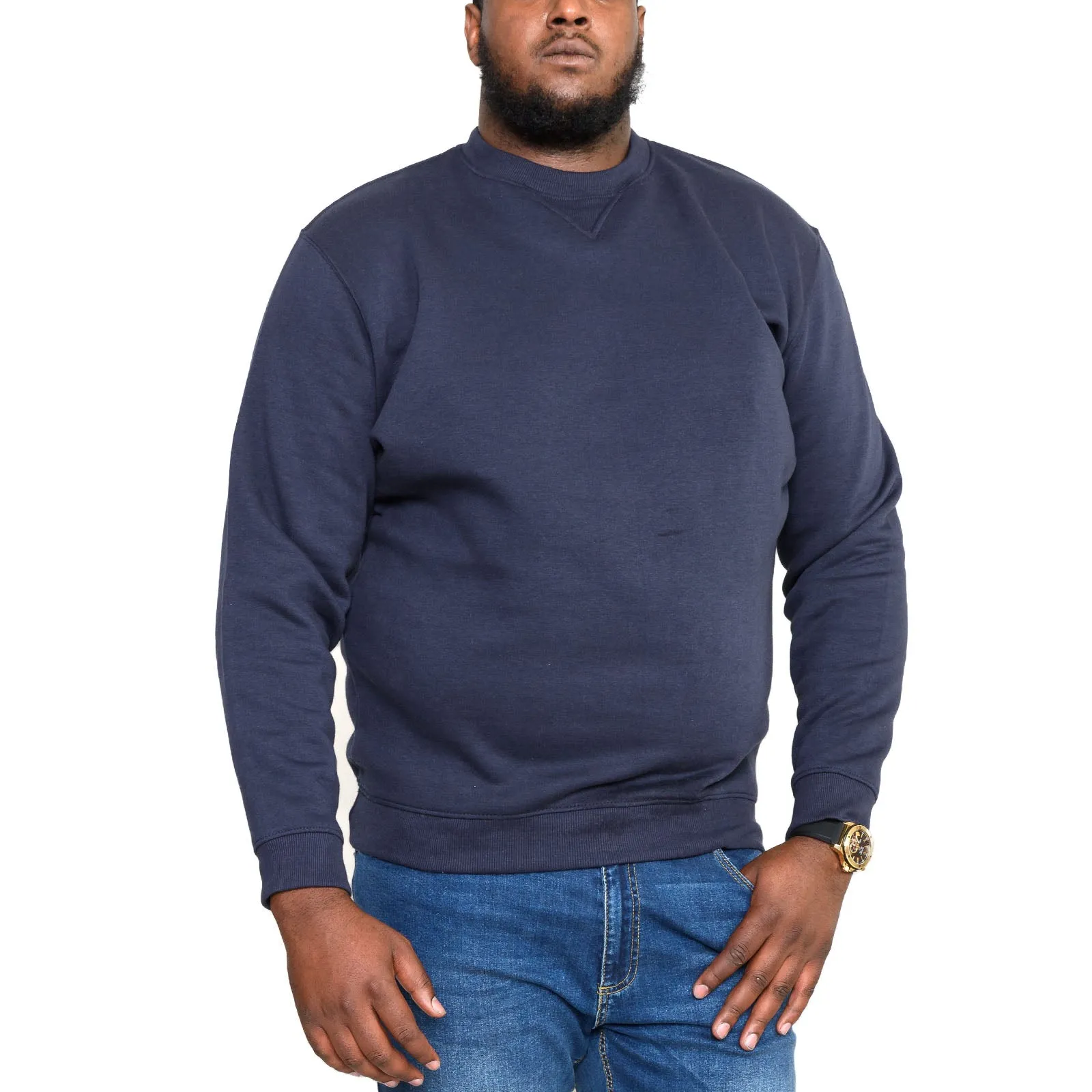 Indoor Wear D555 Rockford Mens Big & Tall Crew Neck Sweatshirt