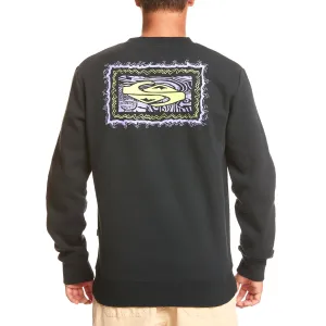 Cool Outfit Quiksilver Mens Surf The Earth Crew Neck Sweatshirt