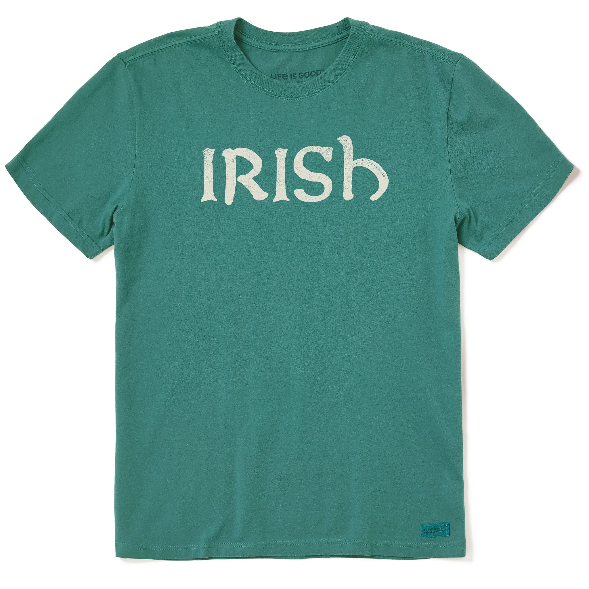 Lightweight Design Vibrant Prints Men's Irish Short Sleeve Crusher Tee