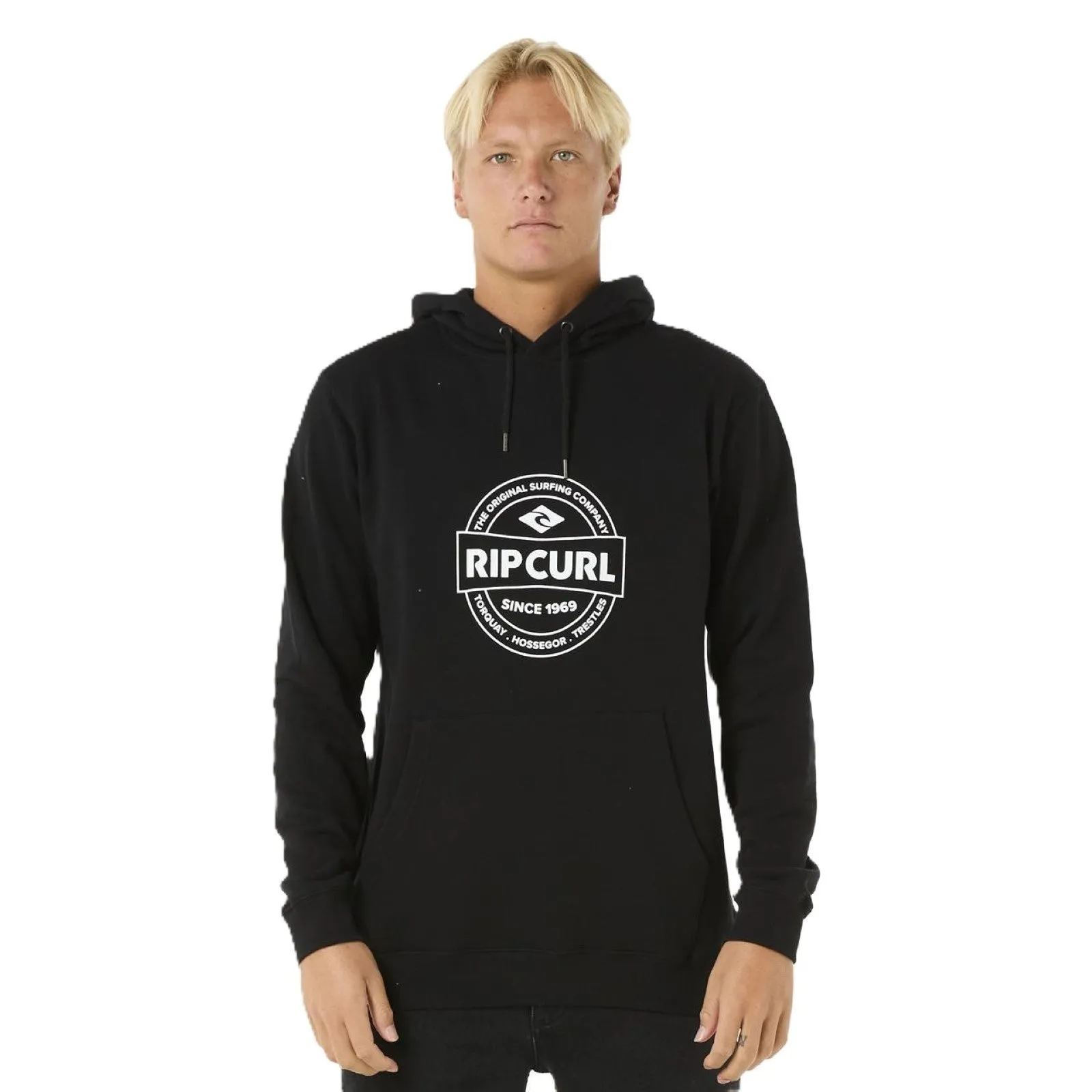 Rip Curl Mens Stapler Hood Hoodie Short Sleeve