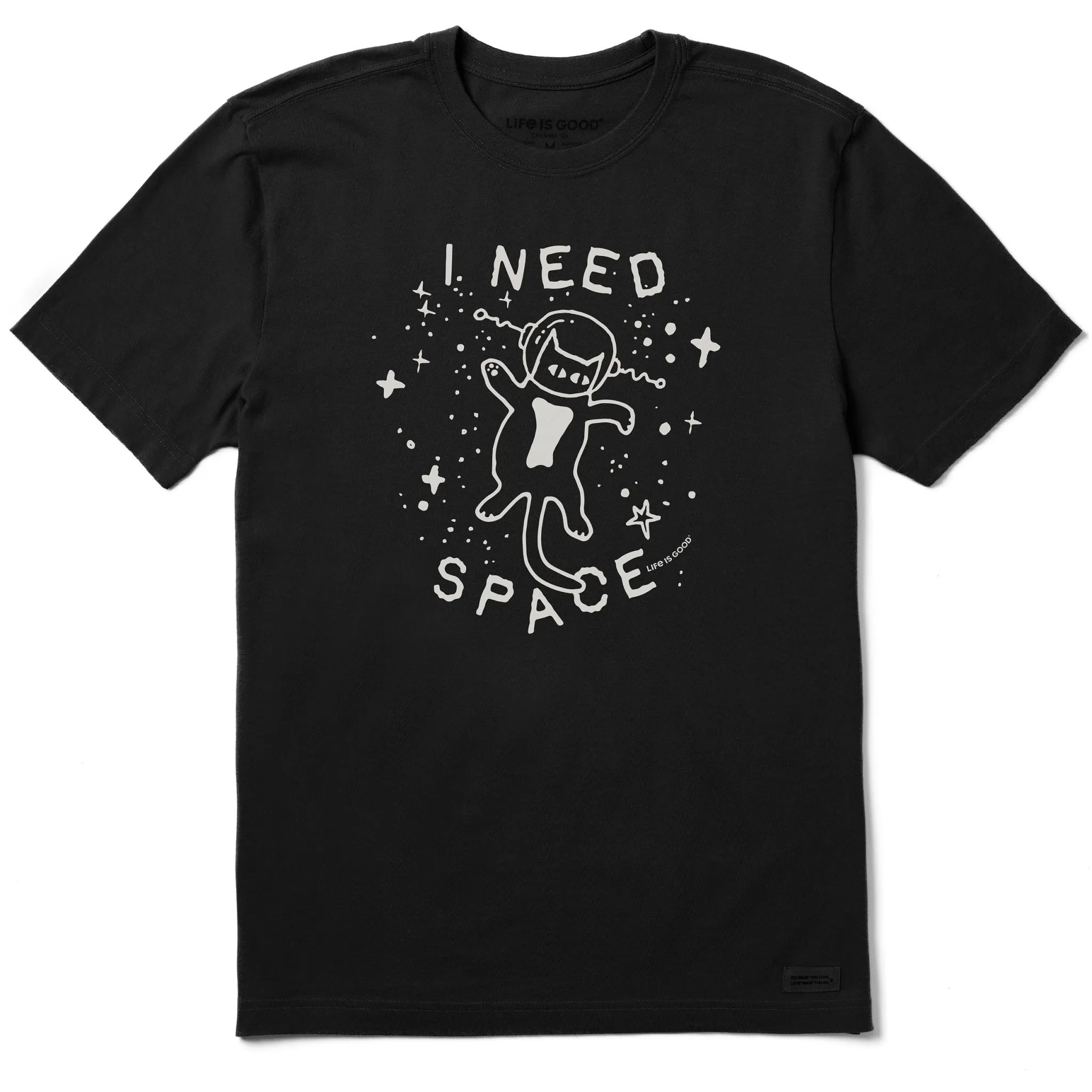 Men's I Need Space Cat Short Sleeve Tee Fresh Style